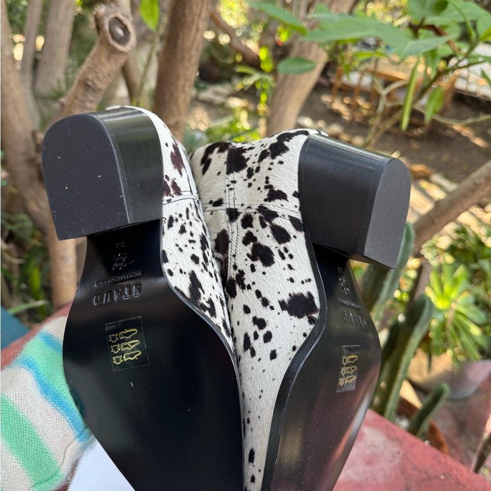 NEW STAUD June Calf Hair Ankle Boots - Picture 8 of 10